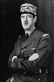 Charles de Gaulle, h&eacute;roe de Francia durante la Segunda Guerra Mundial.