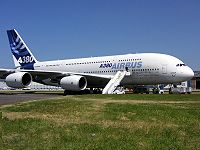 El avi&oacute;n comercial m&aacute;s grande del mundo del Consorcio Airbus.