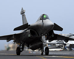 Jet militar frances Rafale.
